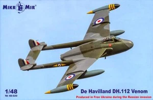 MikroMir Models 1/48 DE HAVILLAND DH.112 VENOM British Jet Fighter - Picture 1 of 8