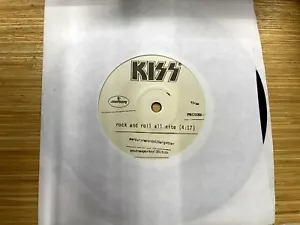 KISS "ROCK AND ROLL ALL NIGHT PROMO 45 rpm Mercury Records - Imagen 1 de 2