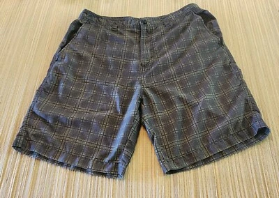 Shorts chino xadrez verde marca Newport Blue Island 36 usado em excelente estado usado  - Imagem 1 de 4