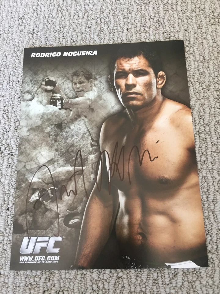 Antonio Rodrigo Nogueira Autografiado 8x10 UFC, Pride FC, MMA, WWE, AEW Firmado Foto 1 de 1