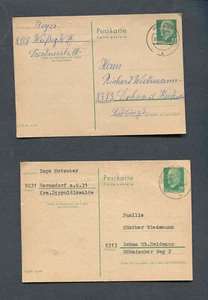 Germany - DDR : 2 stationaries from 1967 and 1973 - used - Picture 1 of 2