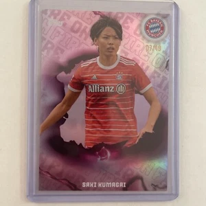 Saki Kumagai 2022/23 Topps Bayern Munich Women's Trading Card - Near Mint - Picture 1 of 2