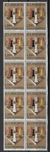 s32566 HÄNDLERBESTAND SAN MARINO 1965 POSTFRISCH ** Europa CEPT 1V (x10 SETS) - Bild 1 von 1