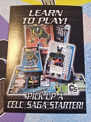 Promo Insert 2002 Score Dragon Ball Z DBZ TCG - Image 1 of 2