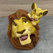 Disney The Lion King Simba & Mufasa  Money Box Vintage (Read Description)