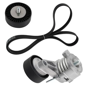Belt Tensioner Pulley Kit For BMW X5 X3 328i 528 E60 E90 N52 Set 11288624196 - Picture 1 of 12