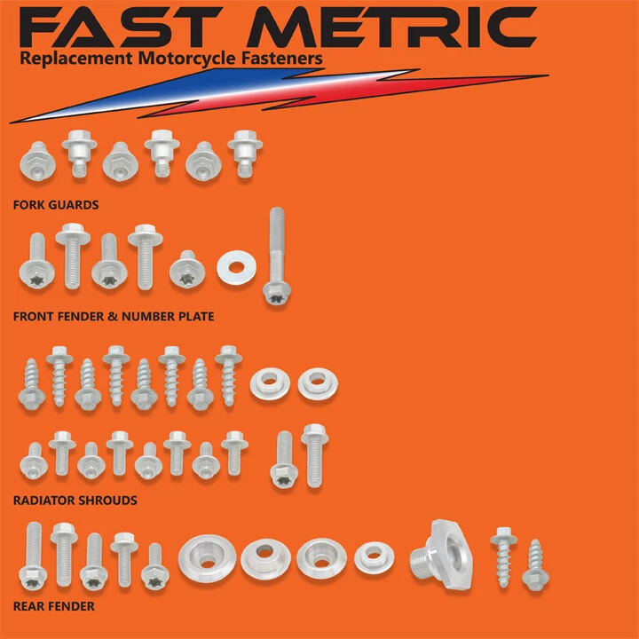 Kits de pernos de plástico y carrocería KTM 450 EXC 2008-2011 - CADA sujetador necesita - garantizado Foto 1 de 1