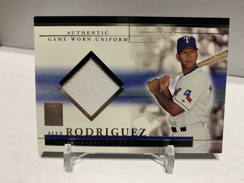 Alex Rodriguez 2002 Topps Reserve Jerseys #TRJ-AR Texas Rangers - Image 1 of 2