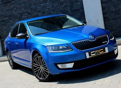 Scheinwerferblenden für Skoda Octavia III Böser Blick Scheinwerfer ABS eyebrows - Bild 1 von 3