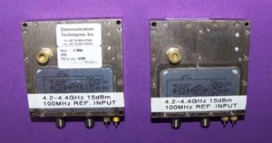 Un oscillateur CTI PDRO 4,200-4,400 GHz avec plage de ref d'entrée de 85-110 MHz 15 dBm ! - Photo 1/2