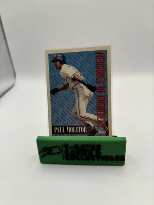 1994 Topps - Measures of Greatness #609 Paul Molitor, Blue Jays. - Image 1 of 2