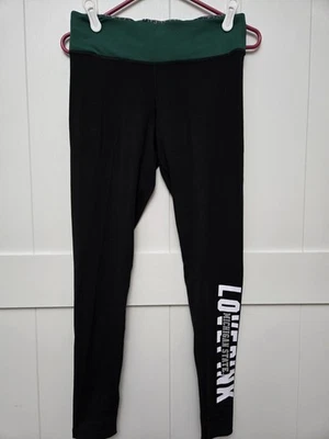 Леггинсы Victoria's Secret, розовые, штат Мичиган (MSU), маленькие, любовные розовые на лодыжке - Изображение 1 из 4