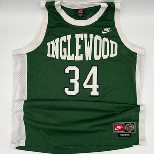 Nike Paul Pierce Inglewood High School #34 XL Trikot grün/weiß selten schneller Versand! - Bild 1 von 7