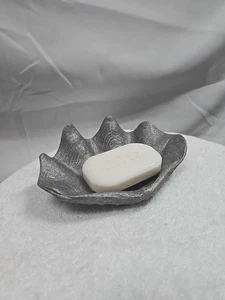 Clamshell Zinn Ton Keramik hält Schlüssel Seife Geldbörse Aschenbecher - Bild 1 von 8