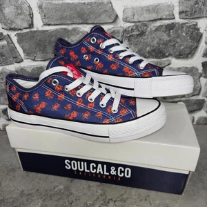 Soulcal&Co California Damen Sneaker Low Tops Canvas Floral UK 3 / EU 36 / US 5 - Bild 1 von 12