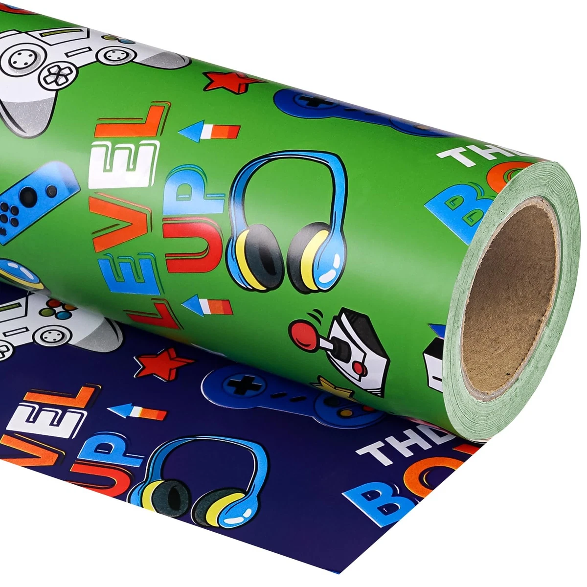 Plantillas Para Imprimir Regalos Papel De Regalo De Cumpleaños Para Niños Y  Niñas, Diseño De Fiesta De Animales Papel De Regalo Para Cumpleanos Baby  Shower 6 Hojas Plegadas Luces Neon Fiesta, image size:1200x1200