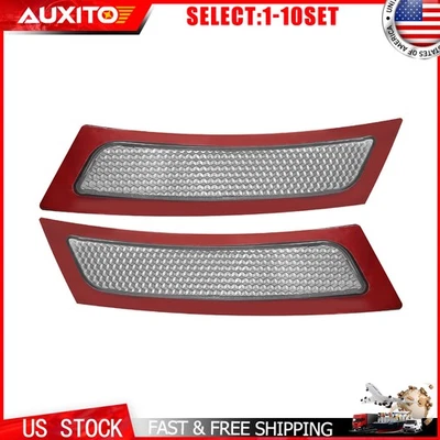 Clear Side Marker Lights For BMW F10 535i 550i 2011-2016 Front Bumper 2-20X - Image 1 of 4