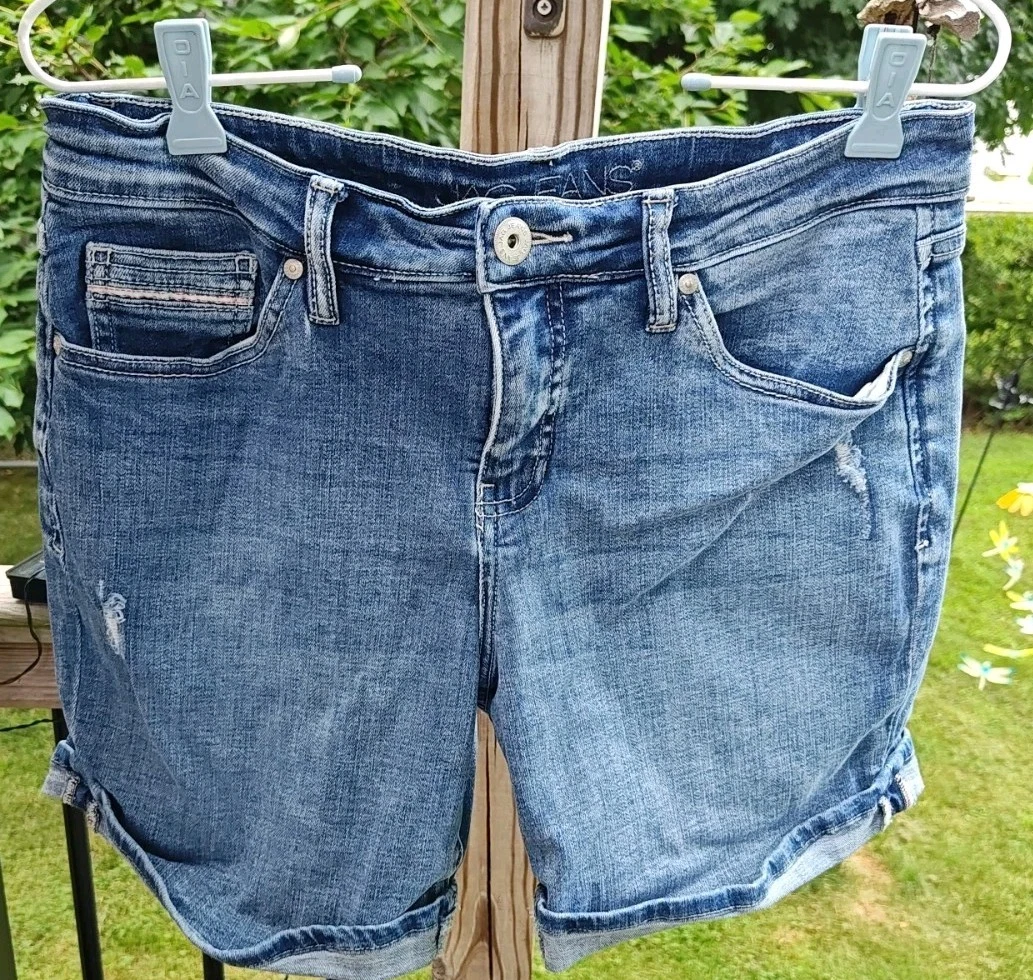 Jag Jeans Maddie 5" Women's Navy Shop | Clothing Jag Jeans ハーフパンツPetite Maddie Pull-on 8-inch Shortレディース