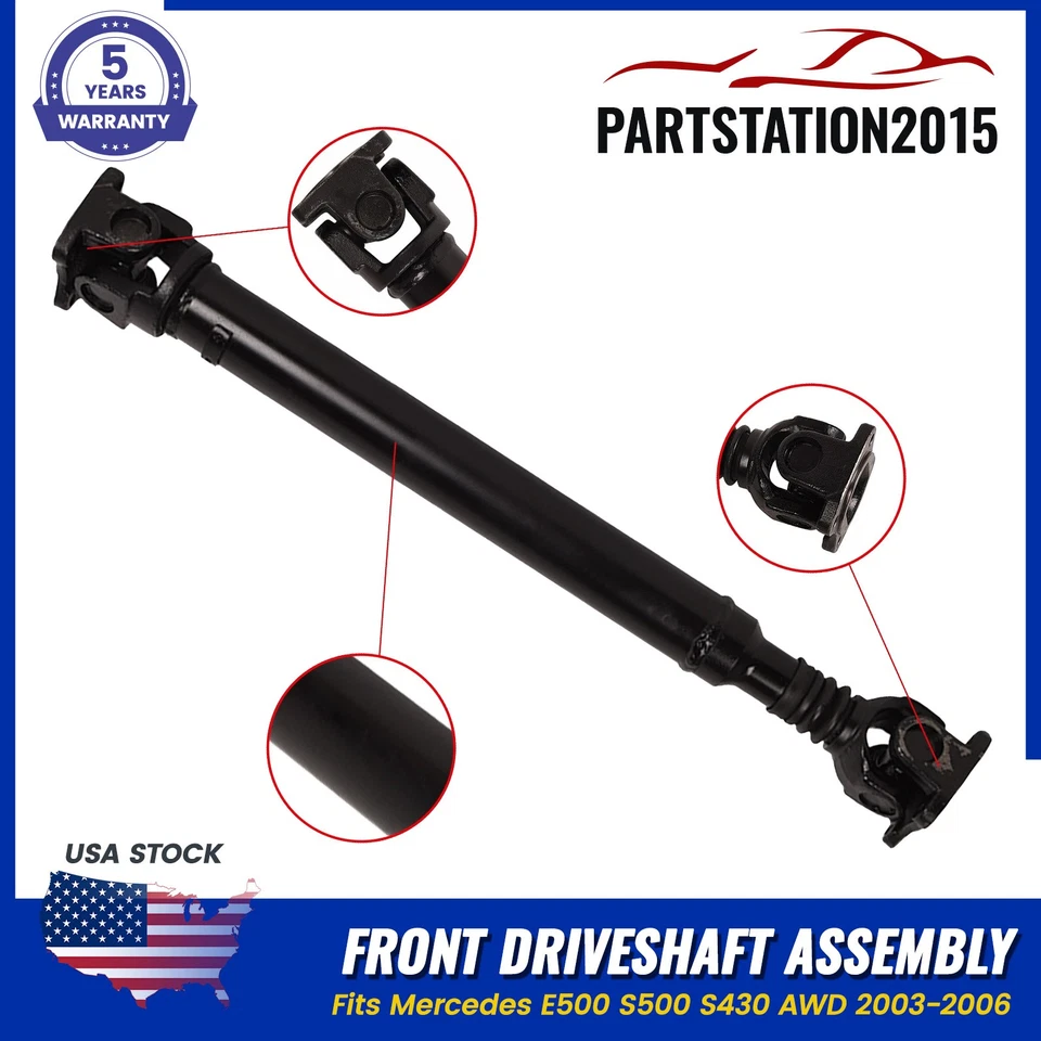 Conjunto de eje de transmisión delantero para Mercedes E500 S500 S430 AWD 2003-2006 Foto 1 de 4