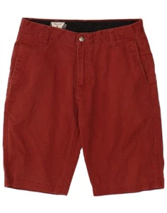 VOLCOM Mens Chino Shorts W30 Medium Red Cotton ND09 - Imagen 1 de 3