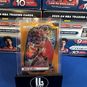 2024 Panini Prizm WNBA #38 Maya Caldwell Orange Prizms #/99 - Picture 1 of 2