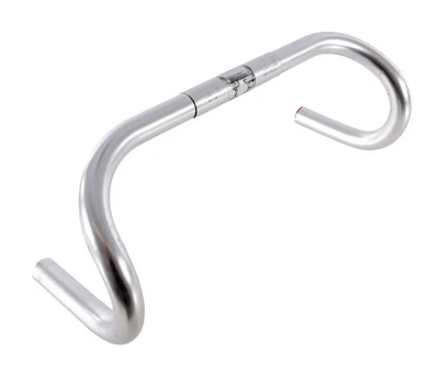 Cinelli 64 Giro D'Italia Alloy Road Bike Drop Handlebars 26.4x 40cm Silver Track - Image 1 of 4