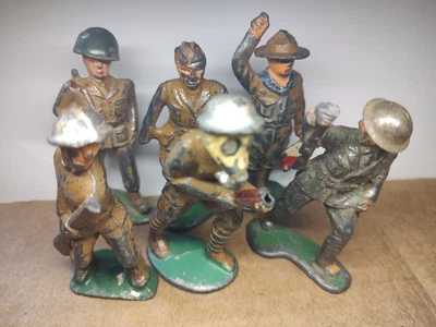 Barclay,Manoil Toy Soldiers Lot As,-is - Image 1 of 2