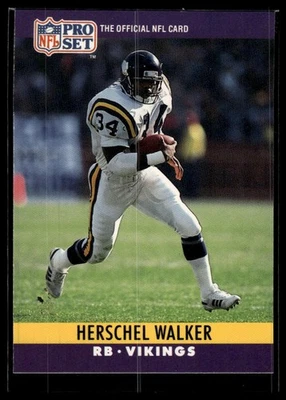 1990 Pro Set #197 Herschel Walker - Image 1 of 2