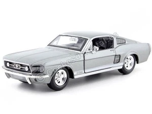 1967 Ford Mustang GT Fastback Gris Metalizado 1:24 Maisto 31260 - Imagen 1 de 5