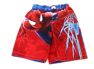 Spider Man 2 Piece Uv Protecting Swim Outfit Blue & Red Size 7t - Picture 1 of 4