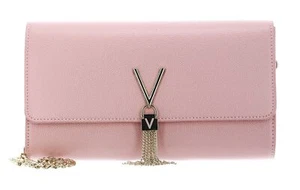 Bolso de embrague VALENTINO Divina Lady Cipria rosa nuevo - Imagen 1 de 4