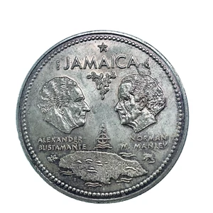 1972 JAMAICA 1.4632 Oz .925 SILVER $10 DOLLARS 10th Independence Anniversary C#2 - Picture 1 of 11