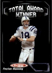 2004 Topps Total Award Winners #AW8 Peyton Manning - Picture 1 of 2