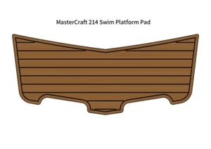 MasterCraft 214 Swim Platform Step Boat EVA Faux Foam Teak Deck Floor Pad Mat - Bild 1 von 22