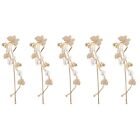  10 Pcs Japanese Decor Vintage Butterfly Pearl Hair Clip Hairpin