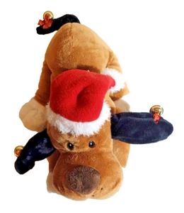 Lot of 2 Dan Dee Collector's Choice Christmas Animated and Singing Plush Dogs - Picture 1 of 17