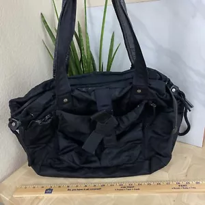 Lululemon Big Black Yoga Bag HTF Gorgeous Sold Out Style EUC - Picture 1 of 9