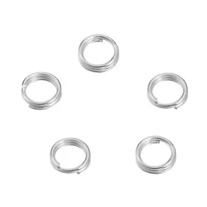 Argento Sterling Split Jump Ring Connettore Charm Gioielli Risultati,20pz 5.0mmx... - Foto 1 di 4