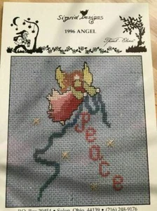 Cross Stitch Pattern Card: Thimb-Elena 1996 Peace Angel (Sigrid) - Picture 1 of 1