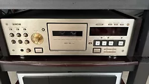 Rose Gold TEAC V-6030S 3 Head Dolby S HX Pro CASSETTE DECK TDK MA 110 - Picture 1 of 8