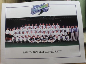 160/TAMPABAY RAYS 1998 AMERICAN LEAGUE CHAMPION 10"X13" TEAMFOTO - Bild 1 von 1