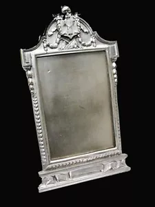 Marco de imagen enchapado en plata antiguo de la República Francesa raro - Imagen 1 de 4