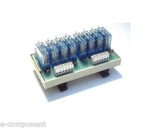 RL8 - Interfaccia a 8 Relè 12Vdc 16A con Led - Relay interface Omega Din - Picture 1 of 1