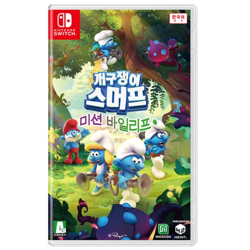 Nintendo Switch The Smurfs Mission Vileaf Korean subtitles - Image 1 of 1