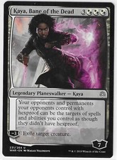 MTG Kaya, Bane of the Dead War of the Spark Uncommon Card #231/264 Unplayed