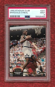 1992 SKYBOX #247 SHAQUILLE O'NEAL PSA 9 MINT ROOKIE RC HOF ORLANDO MAGIC - Bild 1 von 1