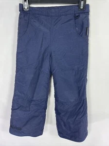 Columbia Snow Pants Youth Navy Blue Ski Waterproof Snowboard Warm Size 4/5. - Picture 1 of 10