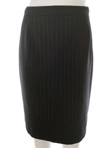 Gil Bret  T. 36 Negro Longitud hasta la rodilla Falda recta y de lápiz Rayas - Imagen 1 de 5