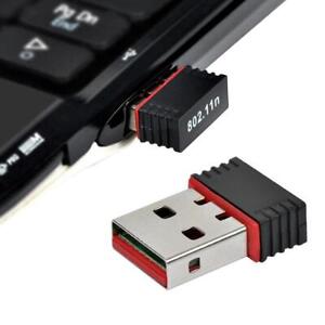 1-5Pcs  Mini USB WiFi Dongle 802.11 B/G/N Wireless Network Best For Laptop A✨