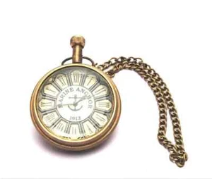 Antique Nautical Brass Pocket Watch Vintage Collectible Gift Clock gift item. - Bild 1 von 5